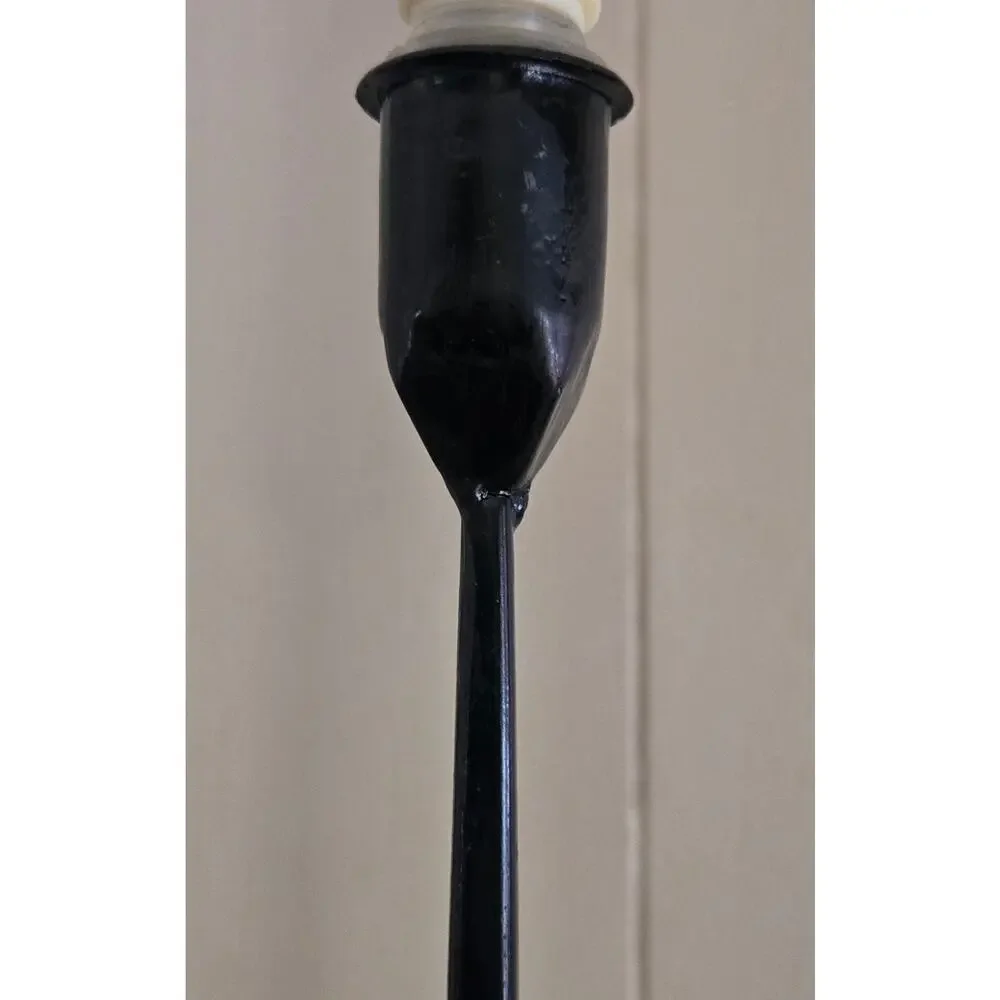 Cast Iron Taper Candle Holders Set of Two Great Pre-loved Condition